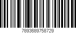 Código de barras (EAN, GTIN, SKU, ISBN): '7893689758729'