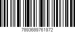 Código de barras (EAN, GTIN, SKU, ISBN): '7893689761972'