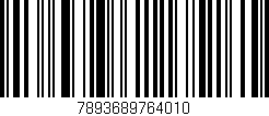 Código de barras (EAN, GTIN, SKU, ISBN): '7893689764010'