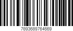 Código de barras (EAN, GTIN, SKU, ISBN): '7893689764669'