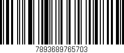 Código de barras (EAN, GTIN, SKU, ISBN): '7893689765703'