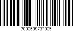 Código de barras (EAN, GTIN, SKU, ISBN): '7893689767035'