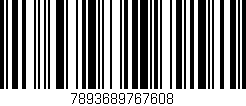 Código de barras (EAN, GTIN, SKU, ISBN): '7893689767608'