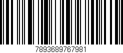 Código de barras (EAN, GTIN, SKU, ISBN): '7893689767981'