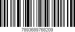 Código de barras (EAN, GTIN, SKU, ISBN): '7893689768209'