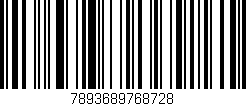 Código de barras (EAN, GTIN, SKU, ISBN): '7893689768728'