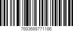 Código de barras (EAN, GTIN, SKU, ISBN): '7893689771186'