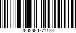 Código de barras (EAN, GTIN, SKU, ISBN): '7893689771193'