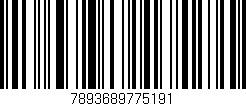 Código de barras (EAN, GTIN, SKU, ISBN): '7893689775191'