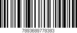 Código de barras (EAN, GTIN, SKU, ISBN): '7893689778383'