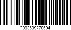 Código de barras (EAN, GTIN, SKU, ISBN): '7893689778604'