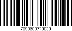 Código de barras (EAN, GTIN, SKU, ISBN): '7893689778833'