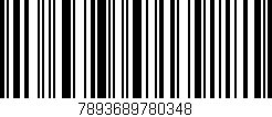 Código de barras (EAN, GTIN, SKU, ISBN): '7893689780348'