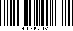 Código de barras (EAN, GTIN, SKU, ISBN): '7893689781512'