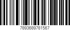 Código de barras (EAN, GTIN, SKU, ISBN): '7893689781567'