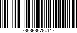 Código de barras (EAN, GTIN, SKU, ISBN): '7893689784117'