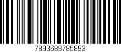 Código de barras (EAN, GTIN, SKU, ISBN): '7893689785893'