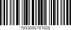 Código de barras (EAN, GTIN, SKU, ISBN): '7893689787606'