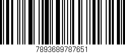 Código de barras (EAN, GTIN, SKU, ISBN): '7893689787651'