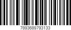 Código de barras (EAN, GTIN, SKU, ISBN): '7893689793133'