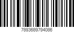 Código de barras (EAN, GTIN, SKU, ISBN): '7893689794086'