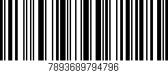 Código de barras (EAN, GTIN, SKU, ISBN): '7893689794796'