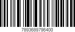 Código de barras (EAN, GTIN, SKU, ISBN): '7893689796400'