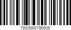 Código de barras (EAN, GTIN, SKU, ISBN): '7893689796806'