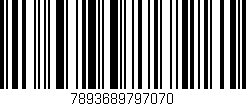 Código de barras (EAN, GTIN, SKU, ISBN): '7893689797070'