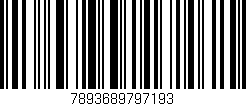 Código de barras (EAN, GTIN, SKU, ISBN): '7893689797193'