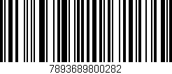 Código de barras (EAN, GTIN, SKU, ISBN): '7893689800282'
