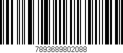 Código de barras (EAN, GTIN, SKU, ISBN): '7893689802088'