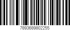 Código de barras (EAN, GTIN, SKU, ISBN): '7893689802255'