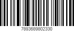 Código de barras (EAN, GTIN, SKU, ISBN): '7893689802330'