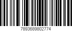 Código de barras (EAN, GTIN, SKU, ISBN): '7893689802774'