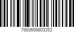 Código de barras (EAN, GTIN, SKU, ISBN): '7893689803252'