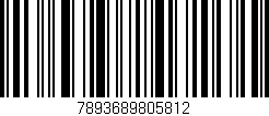 Código de barras (EAN, GTIN, SKU, ISBN): '7893689805812'