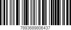 Código de barras (EAN, GTIN, SKU, ISBN): '7893689806437'