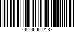 Código de barras (EAN, GTIN, SKU, ISBN): '7893689807267'