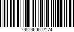 Código de barras (EAN, GTIN, SKU, ISBN): '7893689807274'
