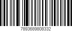 Código de barras (EAN, GTIN, SKU, ISBN): '7893689808332'