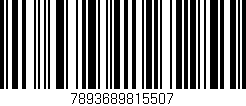 Código de barras (EAN, GTIN, SKU, ISBN): '7893689815507'
