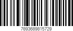 Código de barras (EAN, GTIN, SKU, ISBN): '7893689815729'