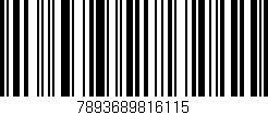 Código de barras (EAN, GTIN, SKU, ISBN): '7893689816115'