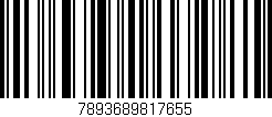 Código de barras (EAN, GTIN, SKU, ISBN): '7893689817655'