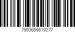 Código de barras (EAN, GTIN, SKU, ISBN): '7893689819277'