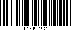 Código de barras (EAN, GTIN, SKU, ISBN): '7893689819413'