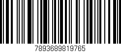 Código de barras (EAN, GTIN, SKU, ISBN): '7893689819765'