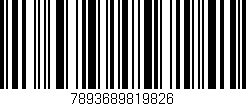 Código de barras (EAN, GTIN, SKU, ISBN): '7893689819826'