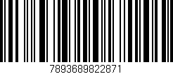 Código de barras (EAN, GTIN, SKU, ISBN): '7893689822871'